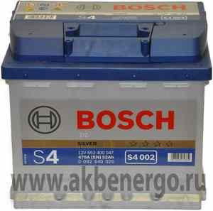 Автомобильный Аккумулятор Bosch S4 002 Silver