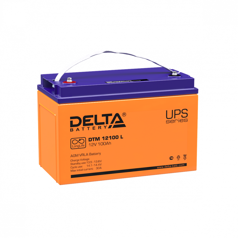 Аккумулятор Delta DTM 12100L