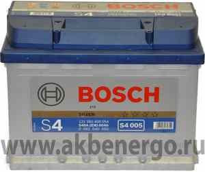 Автомобильный Аккумулятор Bosch S4 005 Silver