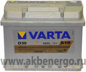 Автомобильный Аккумулятор Varta Silver Dynamic D39