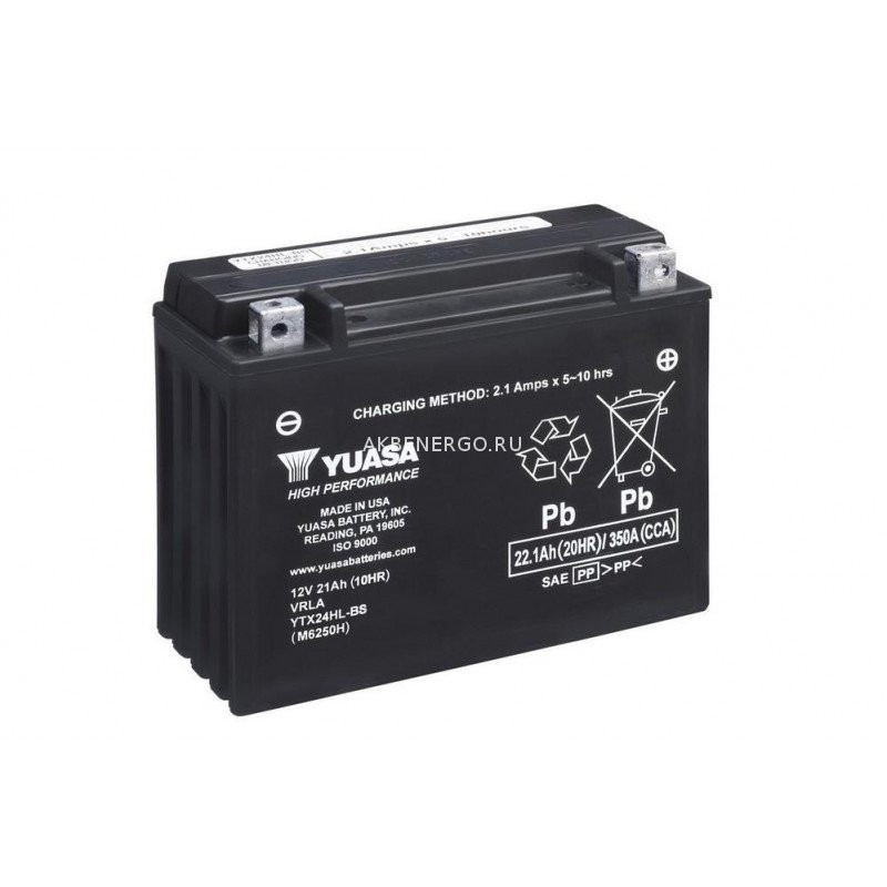 Аккумулятор YUASA YTX24HL-BS (Y50-N18L-A,A 3)