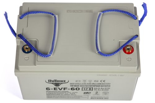 Тяговый аккумулятор Rutrike 6-EVF-60 (12V60A/H C3)