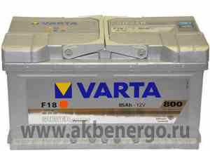 Автомобильный Аккумулятор Varta Silver Dynamic F18