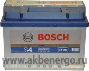 Автомобильный Аккумулятор Bosch S4 009 Silver