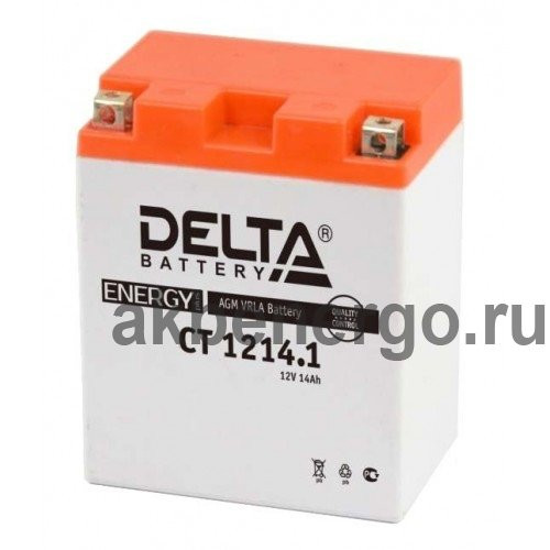 Мотоаккумулятор Delta CT1214.1