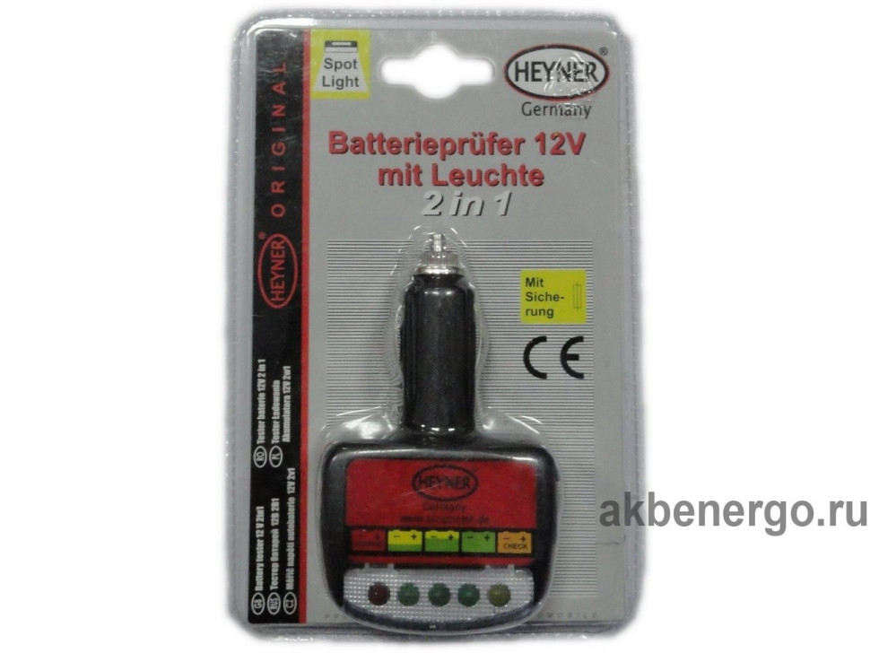 Тестер для АКБ HEYNER 573100